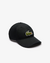 Boné de sarja com insígnia de crocodilo Preto - comprar online
