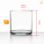 Vasos de vidro cilíndrico 12cm (3 tamanhos P,M,G) - loja online