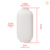 Vaso decorativo cerâmica branco retangular - comprar online
