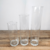 Vaso de vidro grosso cilíndrico 9cm - comprar online