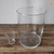 Vaso de vidro grosso cilíndrico 18cm