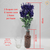 Arranjo lavanda buquê (planta artificial) + vaso vidro solitário - Estufa Urbana