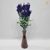 Arranjo lavanda buquê (planta artificial) + vaso vidro solitário - loja online