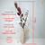 Arranjo Magnolia Branca Flor Folhagem (planta artificial) + Vaso madeira - Estufa Urbana