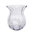 Vaso vidro margarida rigado 19cm x 14cm