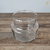 Vaso vidro base reta rigado 10cm x 12cm - comprar online