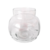 Vaso vidro base curva rigado 12cm x 14cm