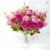 Arranjo 3 Buquês Mini Rosa (planta artificial) + Vaso vidro bojudo na internet