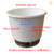 Vaso autoirrigável branco tamanho médio N03 raiz - Estufa Urbana