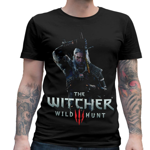 Camiseta de Game The Witcher Mod 2