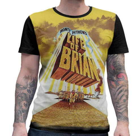Camiseta de Filme Monty Python A Vida de Brian