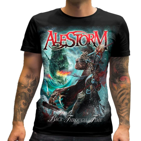Camiseta Alestorm Back Through Time