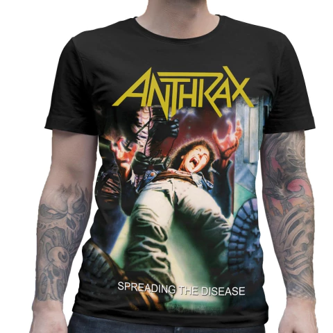Camiseta Anthrax Spreading the Disease