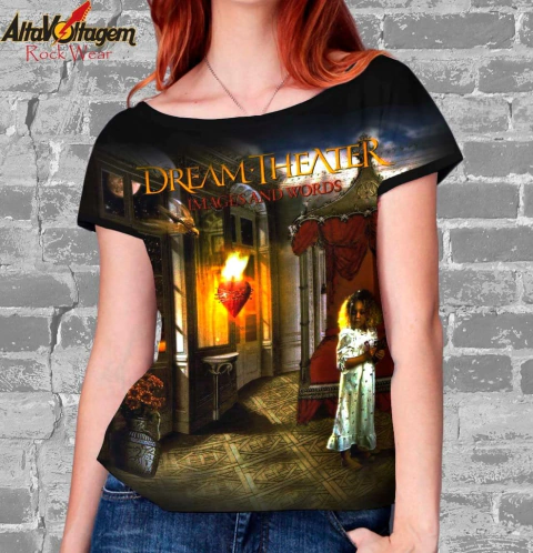 Blusinha Dream Theater Imagens and Words