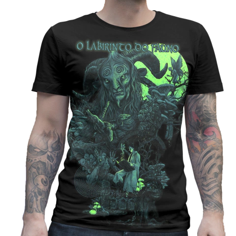 Camiseta de Filme O Labirinto do Fauno Mod. 1