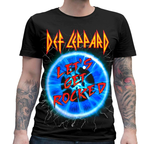 Camiseta Def Leppard Let's Get Rocked