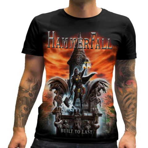 Camiseta Hammerfall Built to Last