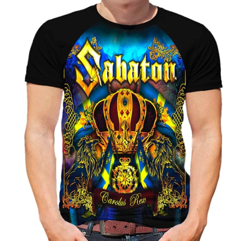 Camiseta Raglan Sabaton Carolus Rex