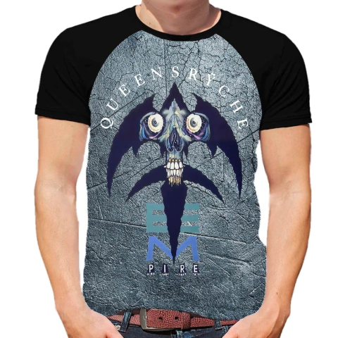 Camiseta Raglan Queensryche Empire