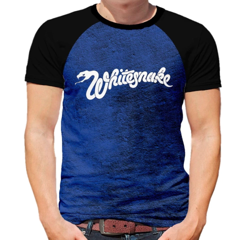 Camiseta Raglan Whitesnake