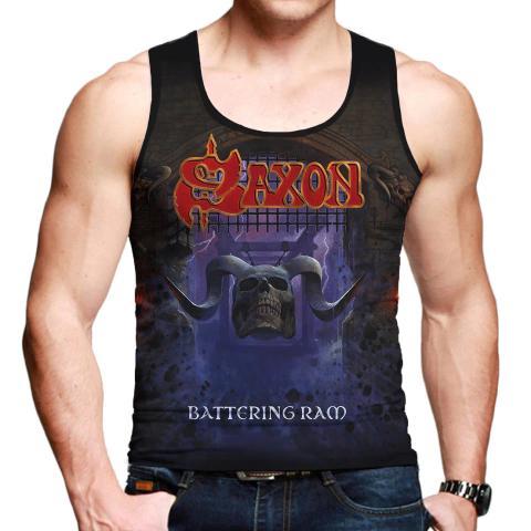 Camiseta Regata Saxon Battering Ram