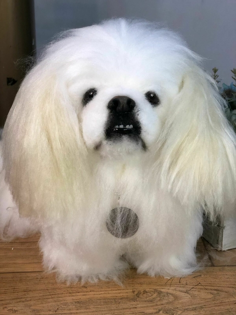 Pequinês de amigurumi - buy online