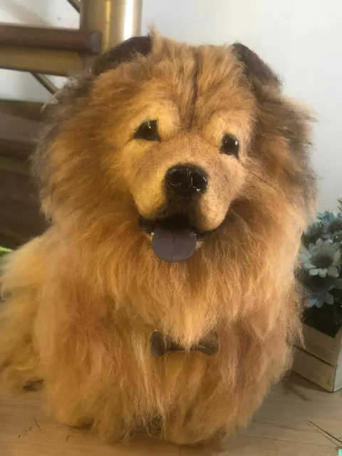 Chow Chow de amigurumi
