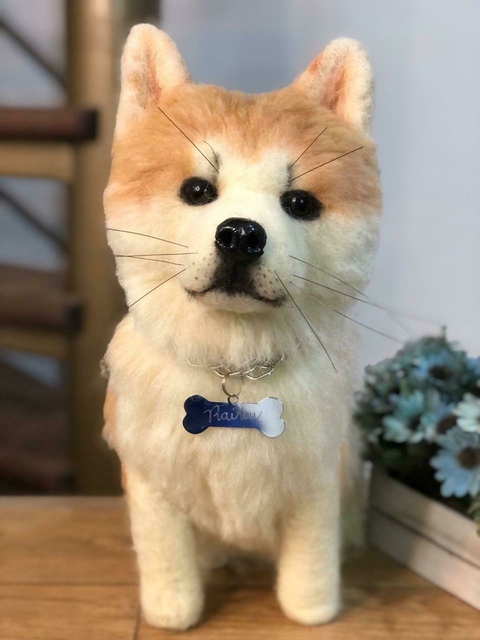 Akita Inu de Amigurumi