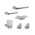 Kit de Accesorios FV 179.06/L2CR x6 Piezas Epuyen Cromo