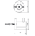 Percha 166/B1CR Arizona FV Cromo - comprar online
