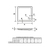 Receptáculo de Acrílico Niza RA90/B Ferrum 90x90x6.5 Blanco - comprar online