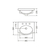 Lavatorio L4V3J/B Ferrum 3 Orif Venecia Blanco - comprar online