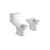 Juego Bari FERRUM Largo SIN TAPA - Bidet 3 agujeros