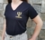 Camiseta Feminina Bordado Psicologia