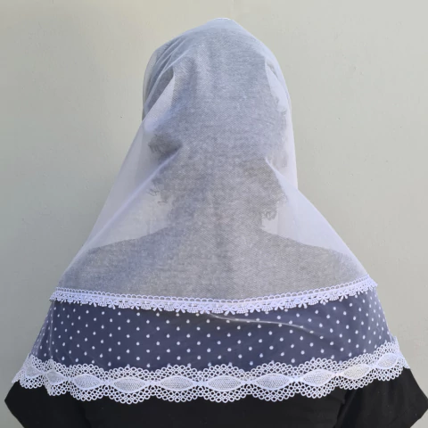 VÉU CCB VALENTINA COM APLICAÇÃO POÁ