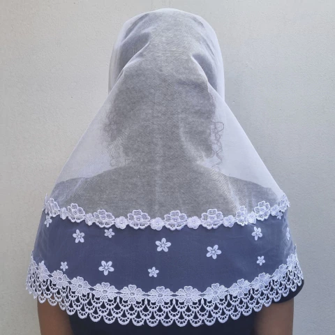 VÉU CCB ANTONELA COM APLICAÇÃO POÁ - comprar online