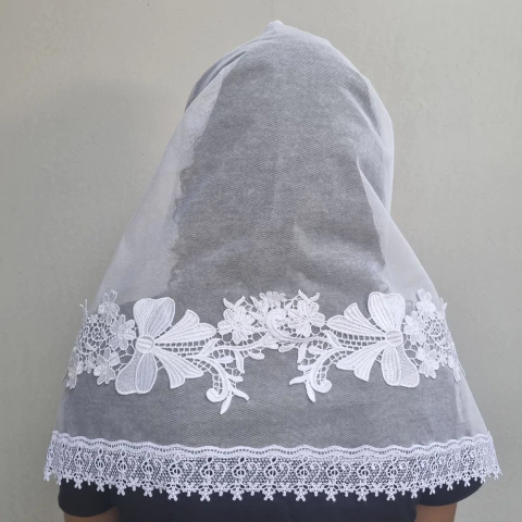 VÉU CCB NOTAS MUSICAIS AMANDA COM APLICAÇÃO - comprar online