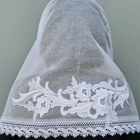 VÉU CCB MILENA COM APLICAÇÃO