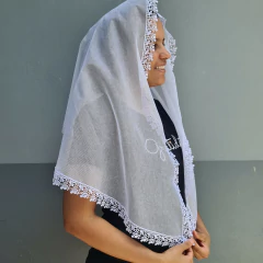 VÉU CCB NOTAS MUSICAIS ANNE COM APLICAÇÃO - loja online