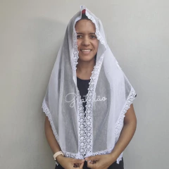 Imagem do VÉU CCB CINTIA COM APLICAÇÃO