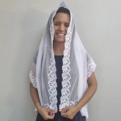 VÉU CCB ESTEFANY - Véus da Fer | A loja certa para comprar seu véu CCB.