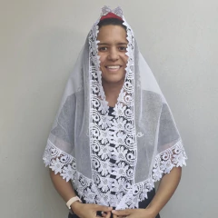 VÉU CCB MARGARIDA COM APLICAÇÃO na internet