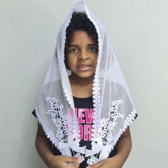 VÉU CCB INFANTIL MARIA COM APLICAÇÃO - comprar online