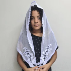 VÉU CCB INFANTIL MARIA COM APLICAÇÃO - loja online