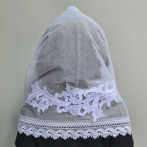 VÉU CCB INFANTIL MILENA COM APLICAÇÃO - comprar online