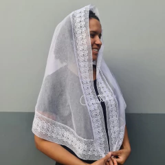 VÉU CCB NOTAS MUSICAIS ESTER - comprar online