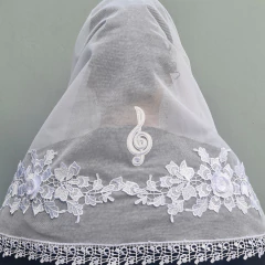 VÉU CCB NOTAS MUSICAIS ANNE COM APLICAÇÃO - comprar online