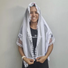 VÉU CCB MICHELE COM APLICAÇÃO POÁ - loja online