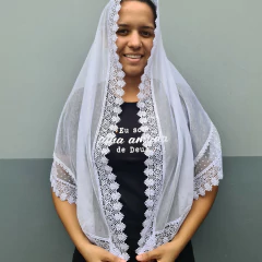 VÉU CCB REBECA COM APLICAÇÃO POÁ - comprar online