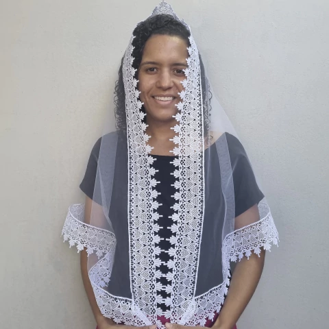 VÉU CCB TULE FRANCÊS/TRANSPARENTE NAOMI - comprar online